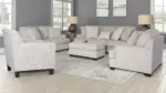 HEARTCORT 6 SEATER SOFA SET WITH OTTOMAN