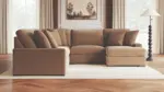 CALDEN SECTIONAL SOFA SET - BROWN