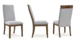 LYNCOTT EXTENDABLE DINING SET WITH 8 CHAIRS AND A SERVER