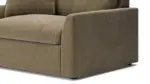WHITEHAVEN 6 SEATER SOFA SET WITH OTTOMAN - BROWN