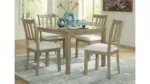 CALMORO DINING SET WITH 4 CHAIRS