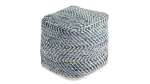 A1000445 POUF CHEVRON (ASH)