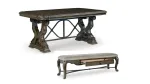 MAYLEE DINING TABLE WITH 6 CHAIRS, BUFFET AND HUTCH