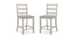 SKEMPTOM COUNTER DINING SET WITH 4 CHAIRS