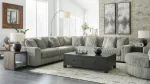 LINDYN SECTIONAL SOFA SET WITH OTTOMAN & SWIVEL CHAIR
