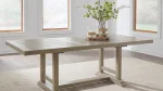 VALLARDIA EXTENDABLE DINING SET WITH 8 CHAIRS AND A SERVER