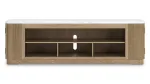 W808-68 XL TV STAND W/FIREPLACE OPTION CAMDILL (ASH)