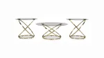 OCCASIONAL TABLE 3PC SET CRIMONTI (ASH) T273-13