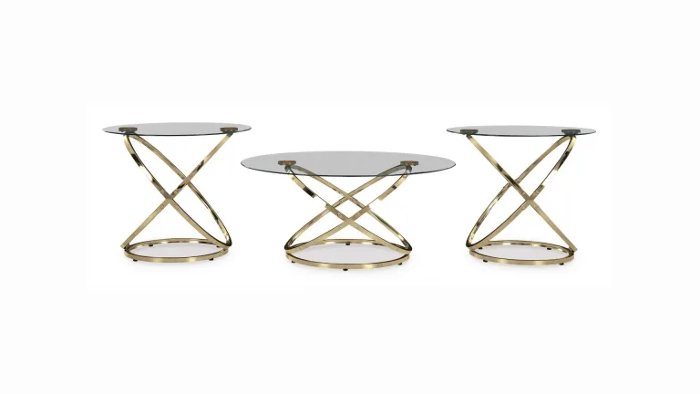 OCCASIONAL TABLE 3PC SET CRIMONTI (ASH) T273-13