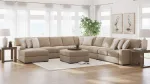DUNE LARCE SECTIONAL SOFA SET WITH OTTOMAN