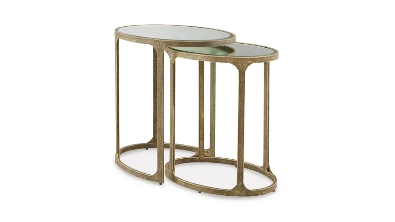 A4000624 ACCENT TABLE 2PC SET IRMALEIGH (ASH)