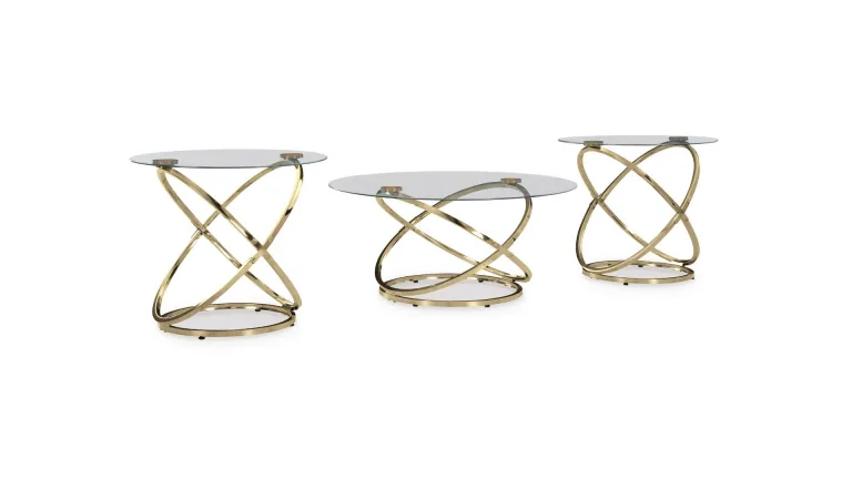 OCCASIONAL TABLE 3PC SET CRIMONTI (ASH) T273-13