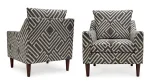 A3000641 ACCENT CHAIR MORRILTON NUVELLA (ASH)