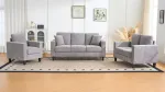 TY5001-ZD8302-5 SOFA SET 6PAX SMOKE (ANJ)