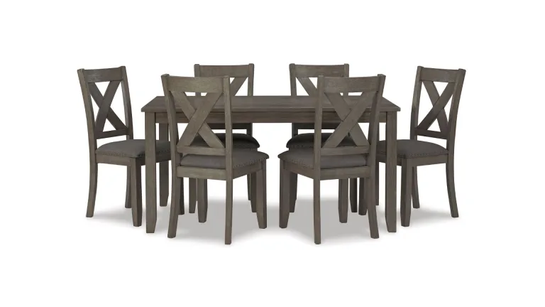 CAITBROOK DINING SET WITH 6 CHAIRS