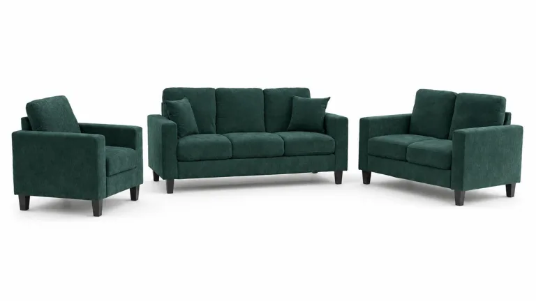 TY5001-ZD8302-20 SOFA SET 6PAX DARK GREEN (ANJ)