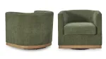 A3000696 SWIVEL ACCENT CHAIR JERSONLOW (ASH)