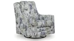 A3000732 SWIVEL GLIDER ACCENT CHAIR DUSTINFORD (ASH)