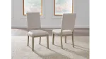 VALLARDIA EXTENDABLE DINING SET WITH 8 CHAIRS AND A SERVER