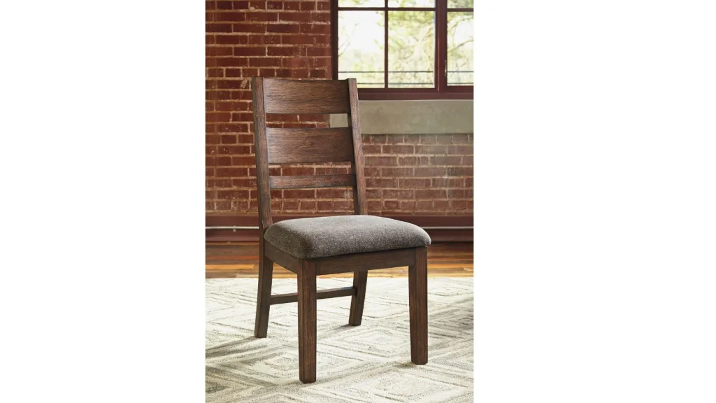ZENFIELD MEDIUM BROWN SIDE CHAIR