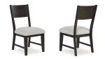 WESTONFORT EXTENDABLE DINING SET WITH 8 CHAIRS AND A SERVER