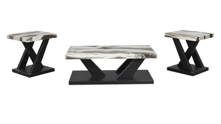 T403-13 OCCASIONAL TABLE SET 3PC CENDILL (ASH)